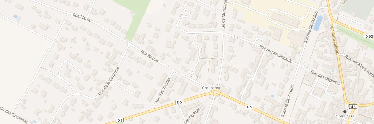 Plan du 7 Rue Neuve à Neuville-aux-Bois