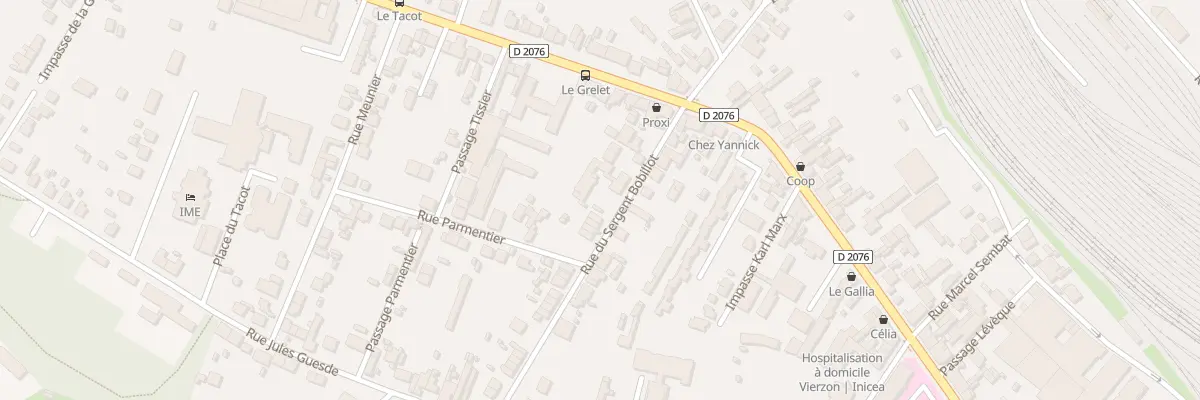 Plan du 9B Rue du Sgt Bobillot à Vierzon