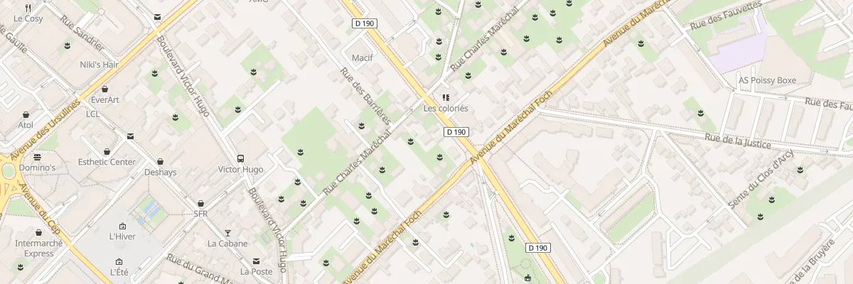 Plan du 16 Rue Charles Maréchal à Poissy