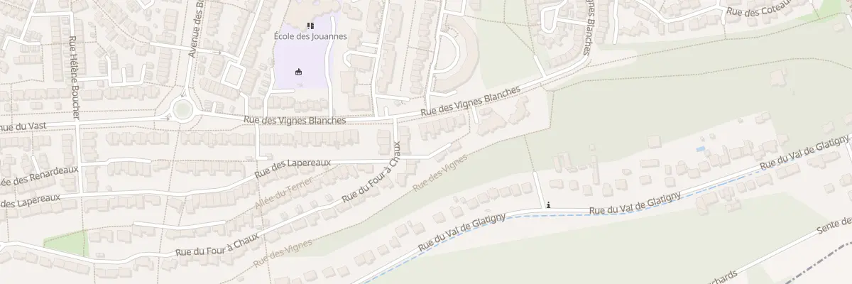 Plan du 81 Rue des Vignes Blanches à Jouy-le-Moutier