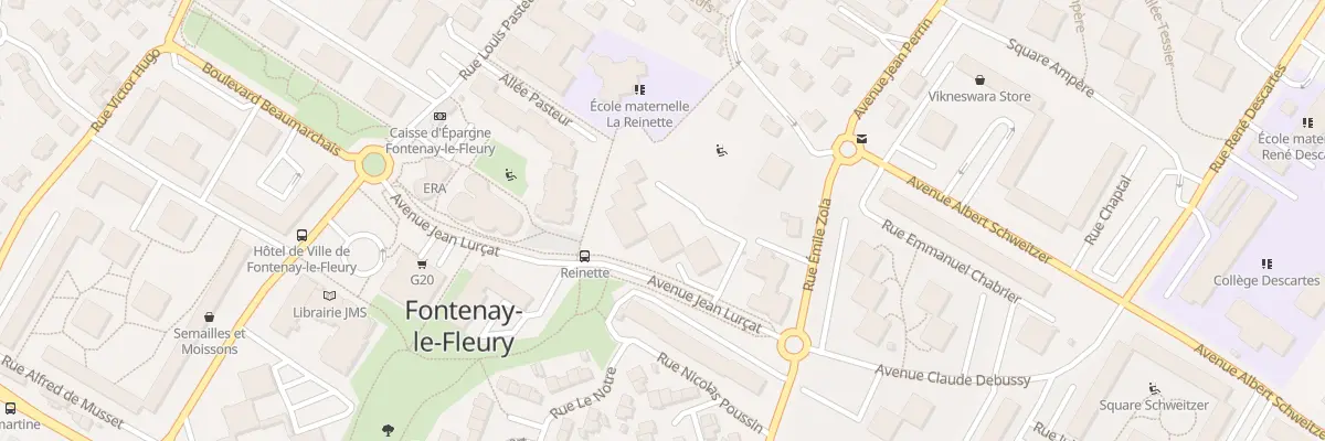 Plan du 2 Av Jean Lurçat à Fontenay-le-Fleury