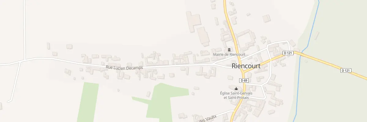 Plan du 10 Rue d’En Haut à Riencourt