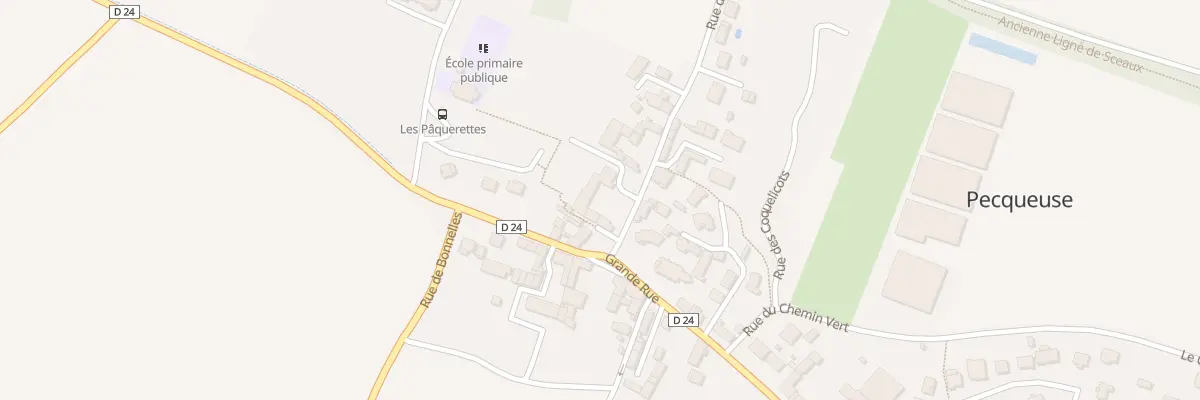 Plan du 2 Rue de Prédecelle à Pecqueuse