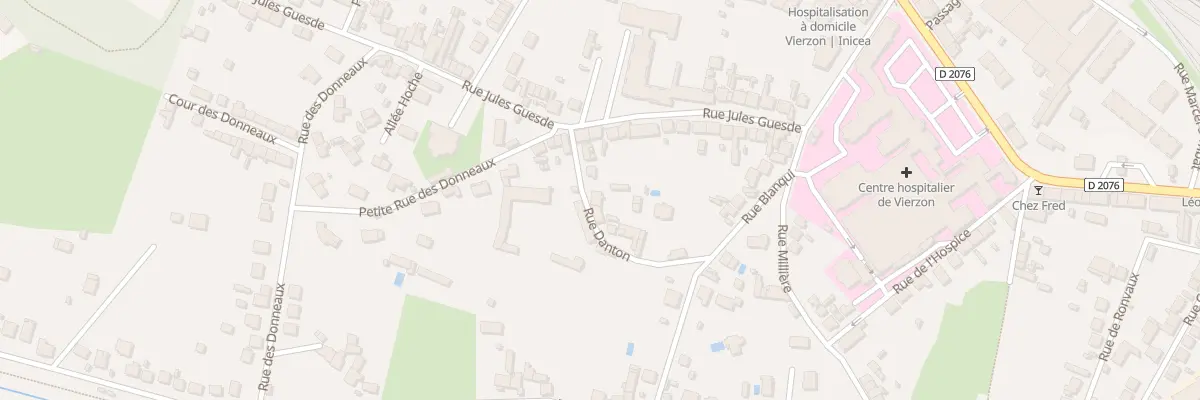 Plan du 12 Rue Danton à Vierzon