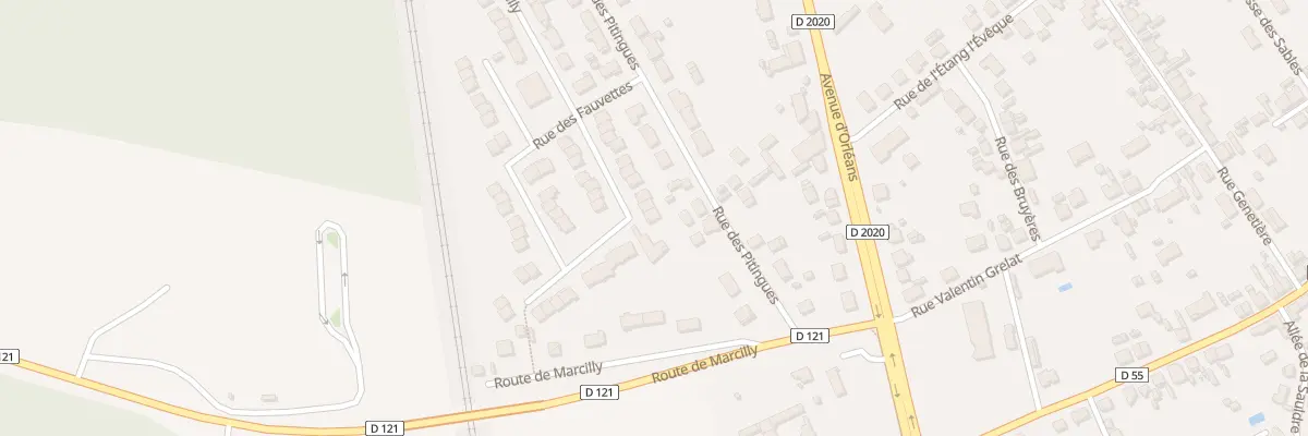 Plan du 19 Rue des Mésanges à Salbris
