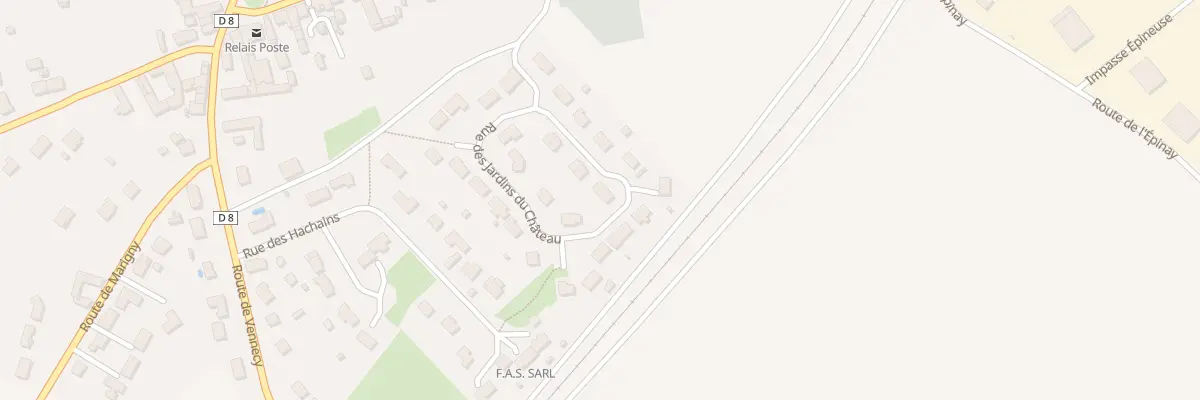 Plan du 9 Rue des Jardins du Chateau à Rebréchien