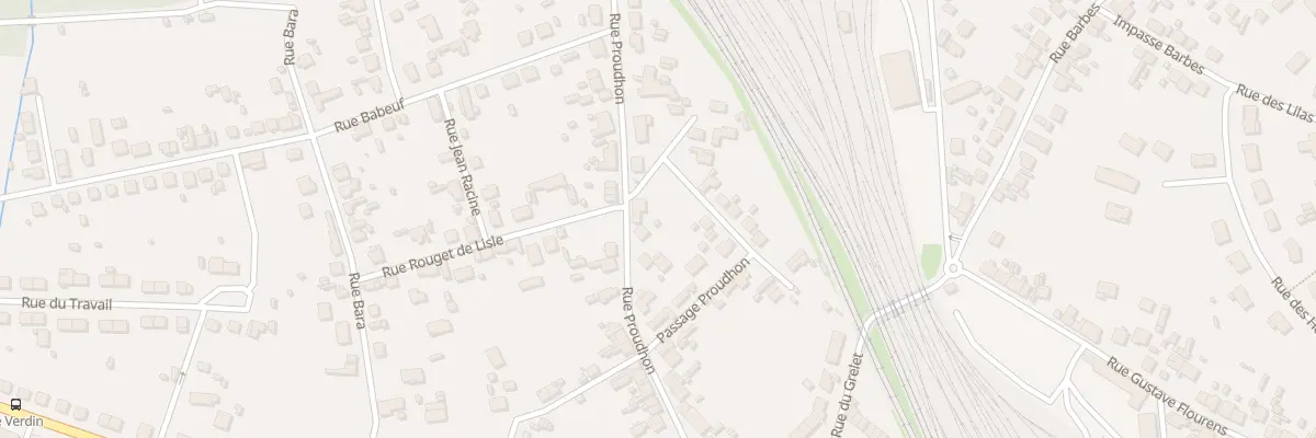Plan du 29 Rue Proudhon à Vierzon