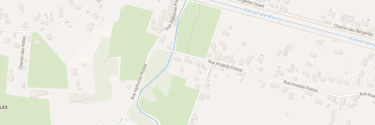 Plan du 121 Rue Anatole France à Vierzon