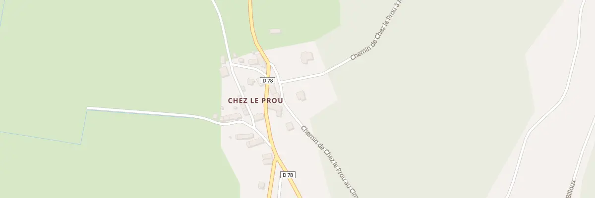 Plan du 22 Chez le Prou à Peyrelevade