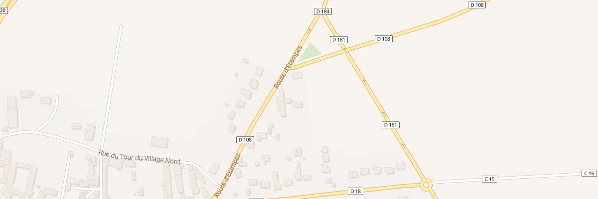 Plan du 12 Rte d’Etampes à Monnerville