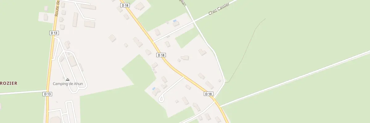 Plan du 8 Rte d’Ayen à Ahun