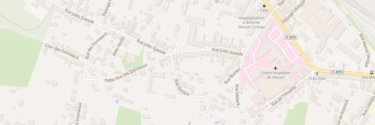 Plan du 18 Rue Jules Guesde à Vierzon