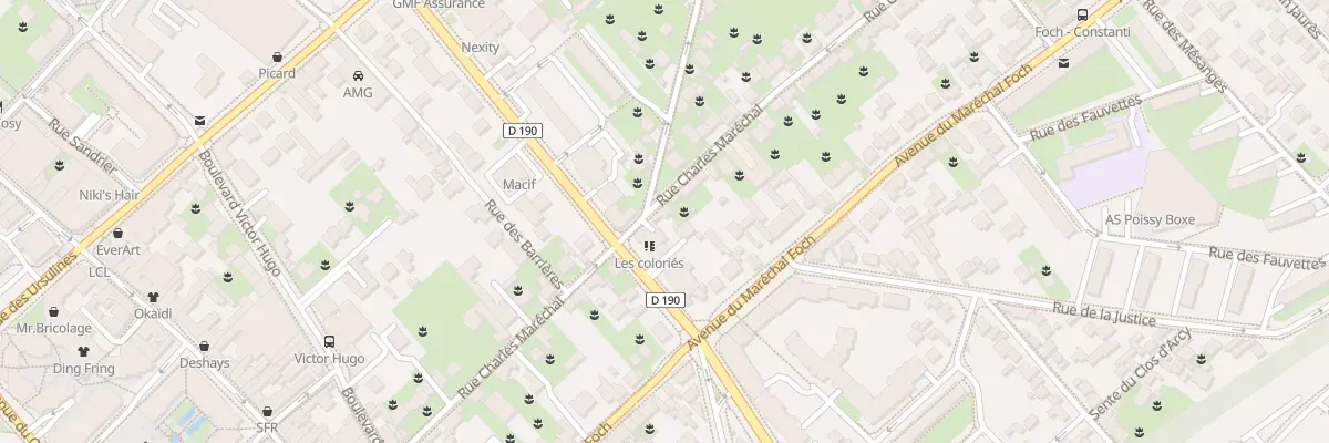 Plan du 24 Rue Charles Maréchal à Poissy
