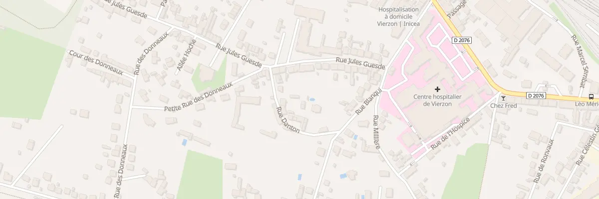Plan du 12B Rue Danton à Vierzon