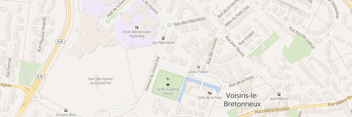 Plan du 23 Av du Grand Pré à Voisins-le-Bretonneux