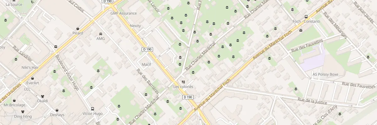 Plan du 2 Rue Pasteur à Poissy