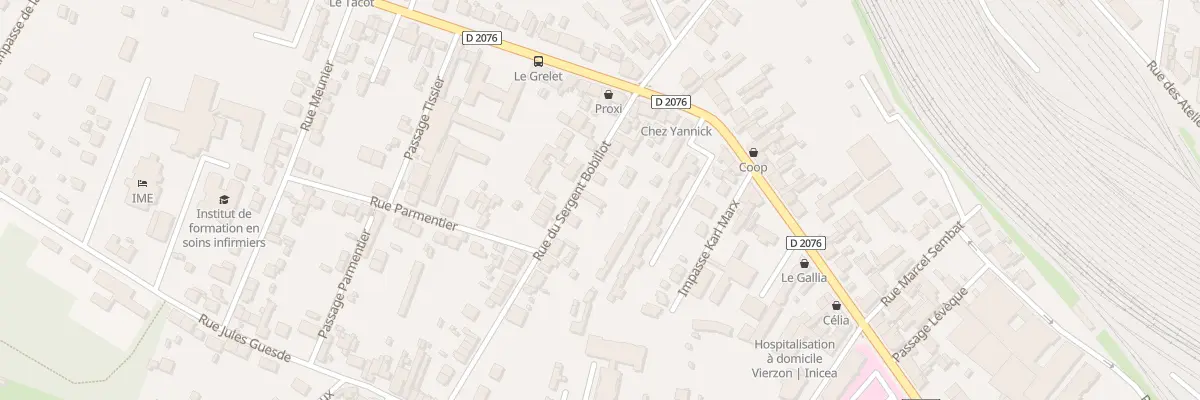 Plan du 6 Rue du Sgt Bobillot à Vierzon