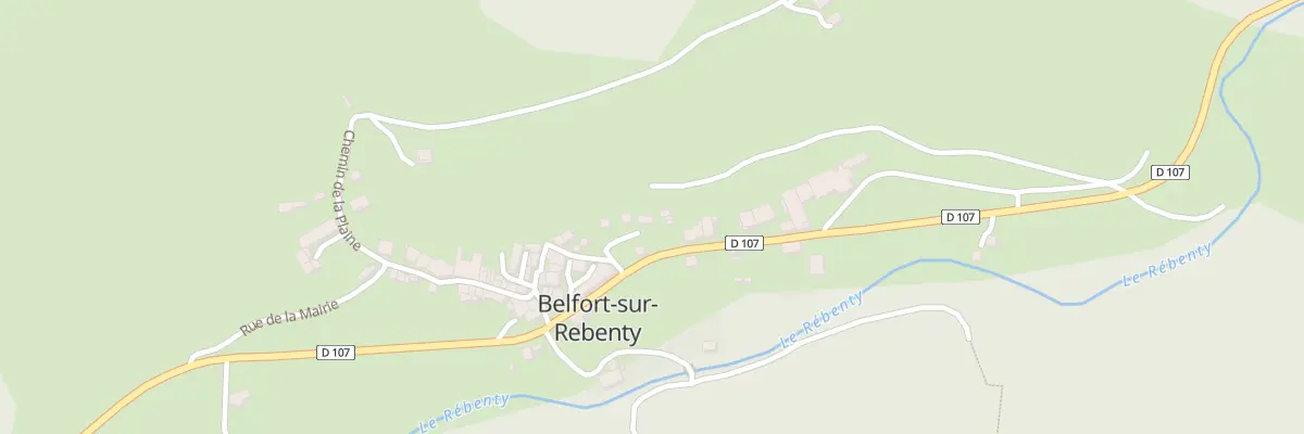 Plan du 39 Le Clot de la Trapeille à Belfort-sur-Rebenty