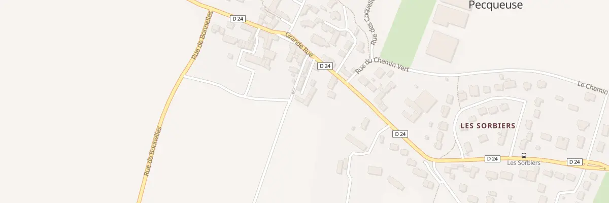 Plan du 8 Rue des Bleuets à Pecqueuse