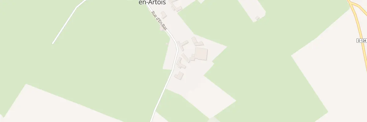 Plan du 7 Rue d’En Bas au Quesnoy-en-Artois