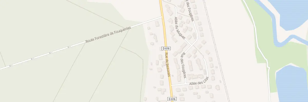 Plan du 44 Rue de Beauvais à Fouquenies