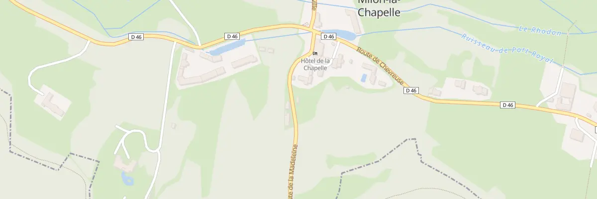 Plan du 11 Rte de la Madeleine à Milon-la-Chapelle