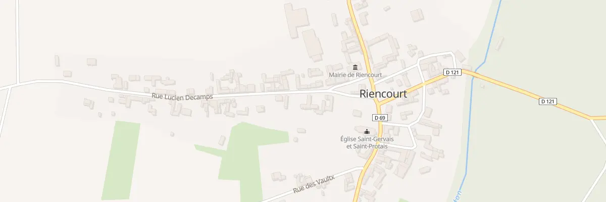 Plan du 13 Rue Lucien Décamps à Riencourt