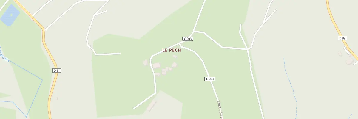 Plan du 5041 Le Pech à Saint-Perdoux
