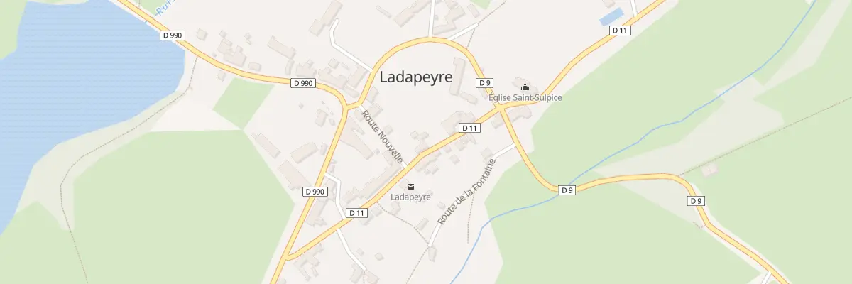 Plan du 15 Rte de Boussac à Ladapeyre