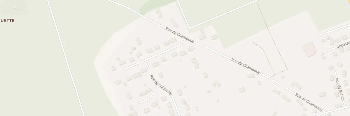 Plan du 26 Rue de l’Alouette à Vouzon