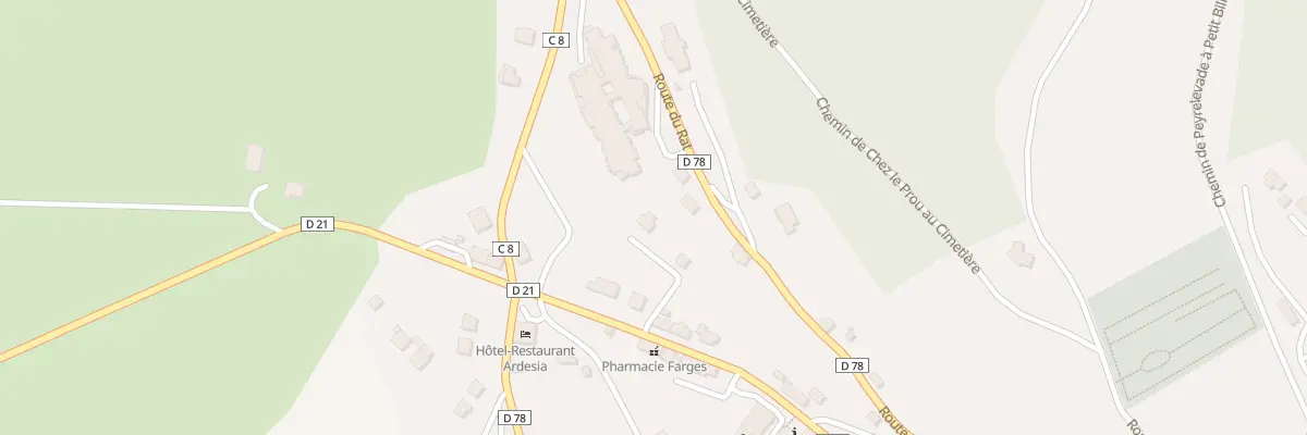 Plan du 8 Imp Fleurie à Peyrelevade