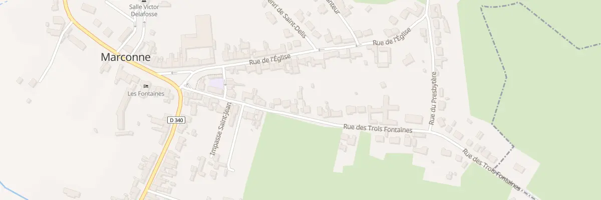 Plan du 19 Rue des Trois Fontaines à Hesdin-la-Forêt
