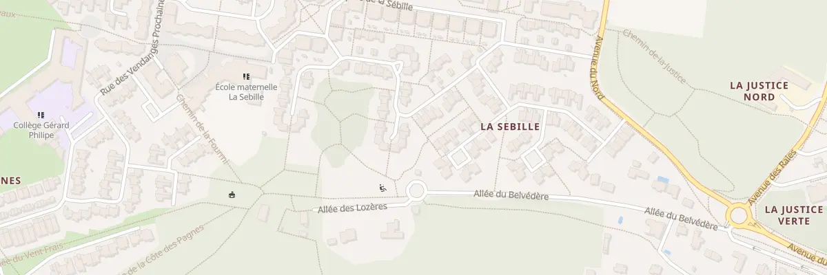 Plan du 17 Pas des Lauzes à Cergy