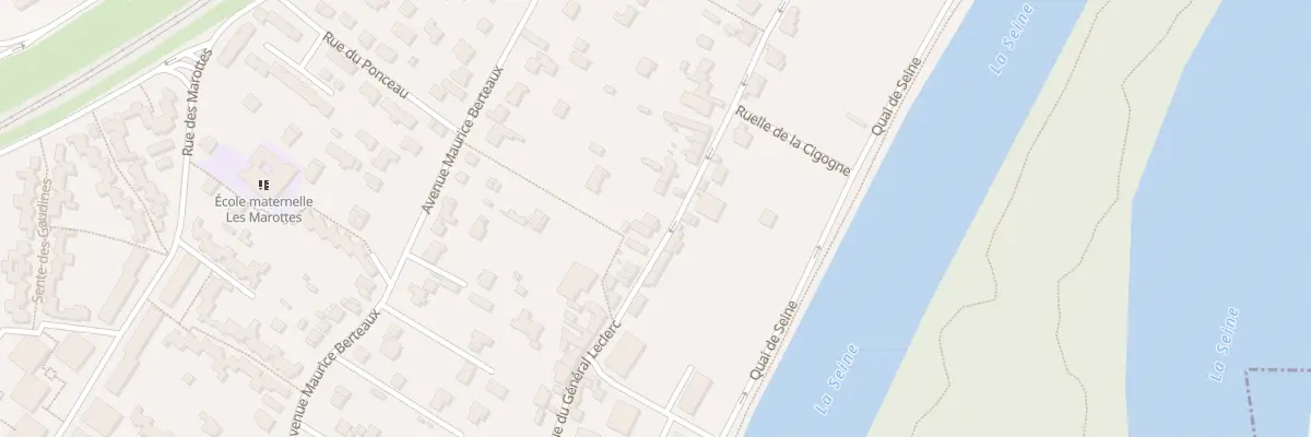 Plan du 90 Rue du Gen Leclerc à Andrésy