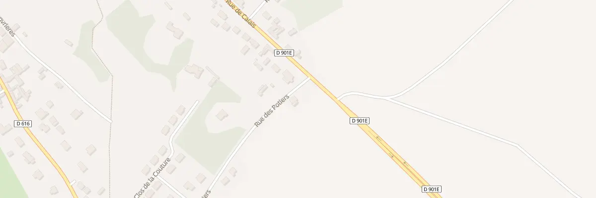 Plan du 2 Rue des Potiers à Troissereux