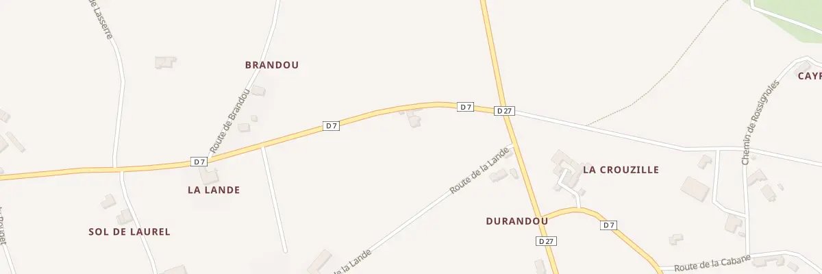 Plan du 1570 Rte du Plateau Cordais à Virac