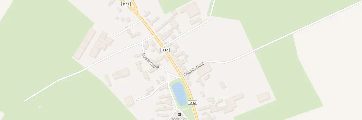 Plan du 14 Rue du Bout d’Aval à Gorenflos
