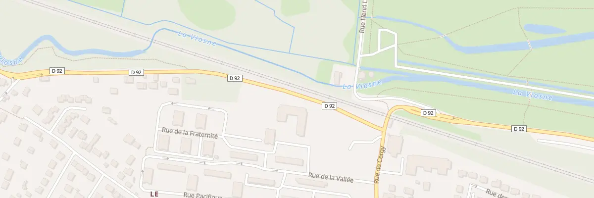 Plan du 6 Rte d’Ableiges à Osny