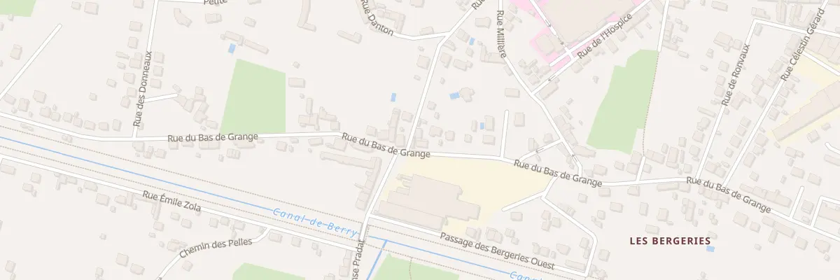 Plan du 60C Rue du Bas de Grange à Vierzon