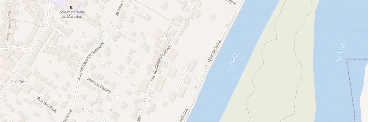 Plan du 83 Rue du Gen Leclerc à Andrésy