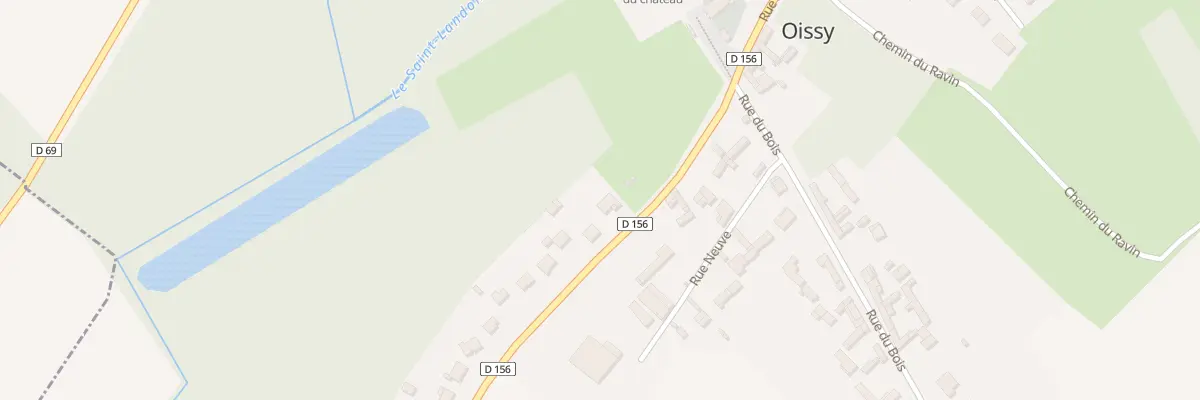 Plan du 2 Rue de la Landonière à Oissy