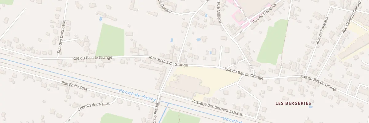 Plan du 60 Rue du Bas de Grange à Vierzon