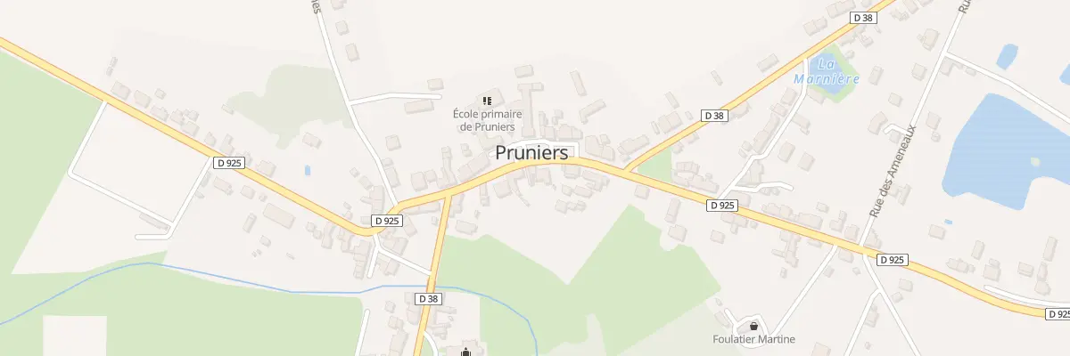 Plan du 6 Pl de la Mairie à Pruniers