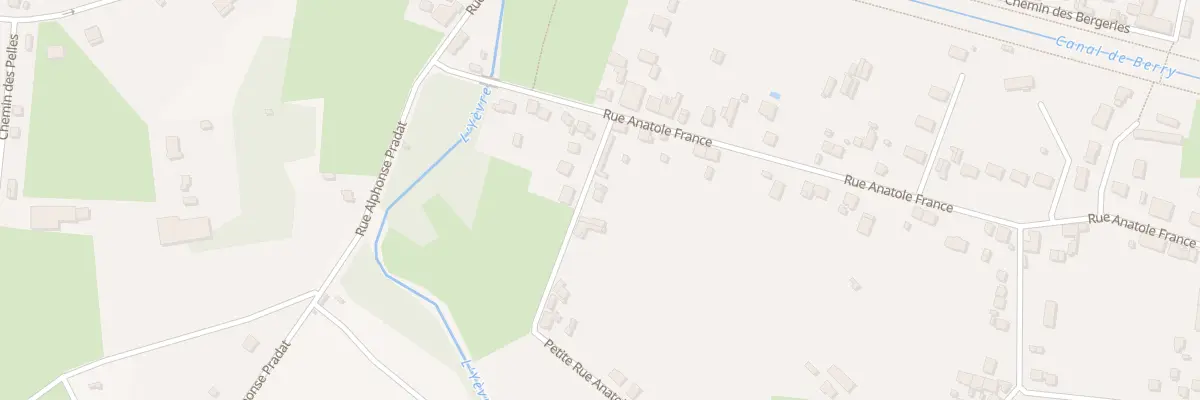 Plan du 44 Petite Rue Anatole France à Vierzon