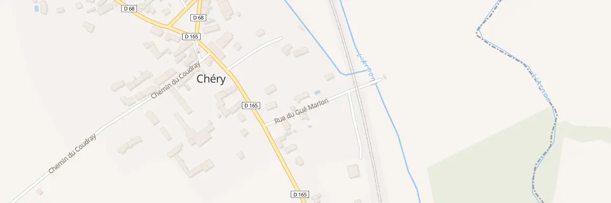 Plan du 3 Rue du Gué Marion à Chéry
