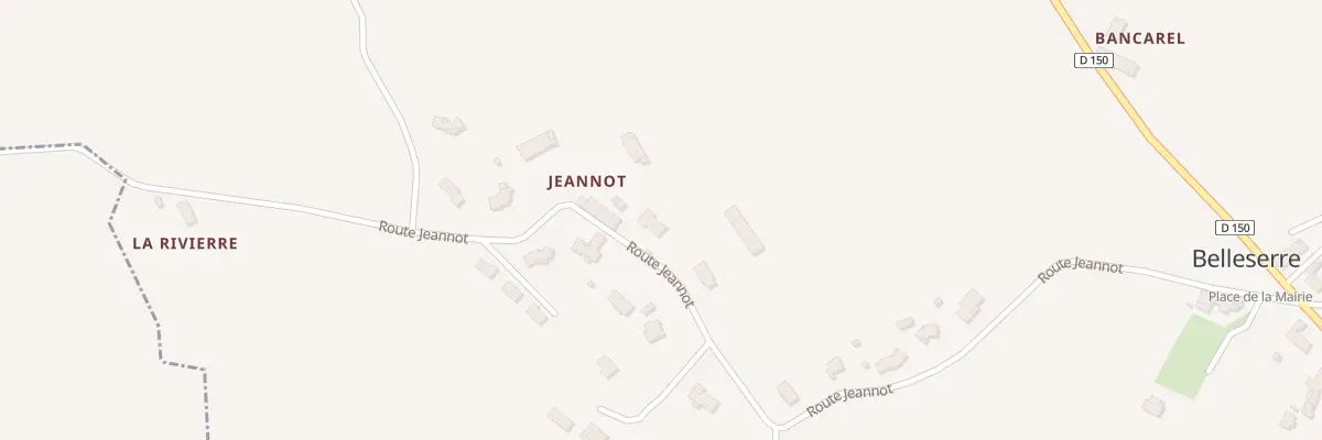 Plan du 5054 Jeannot à Belleserre