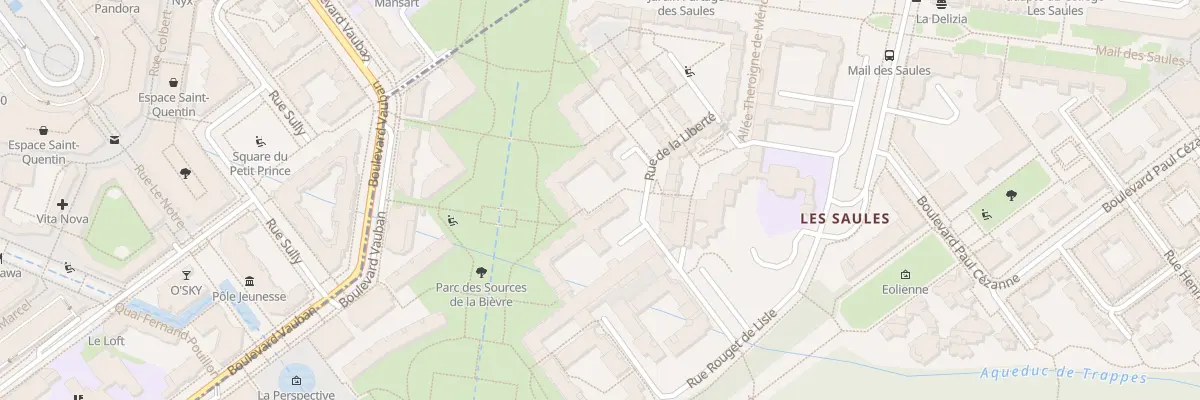 Plan du 6 Rue de la Liberté à Guyancourt