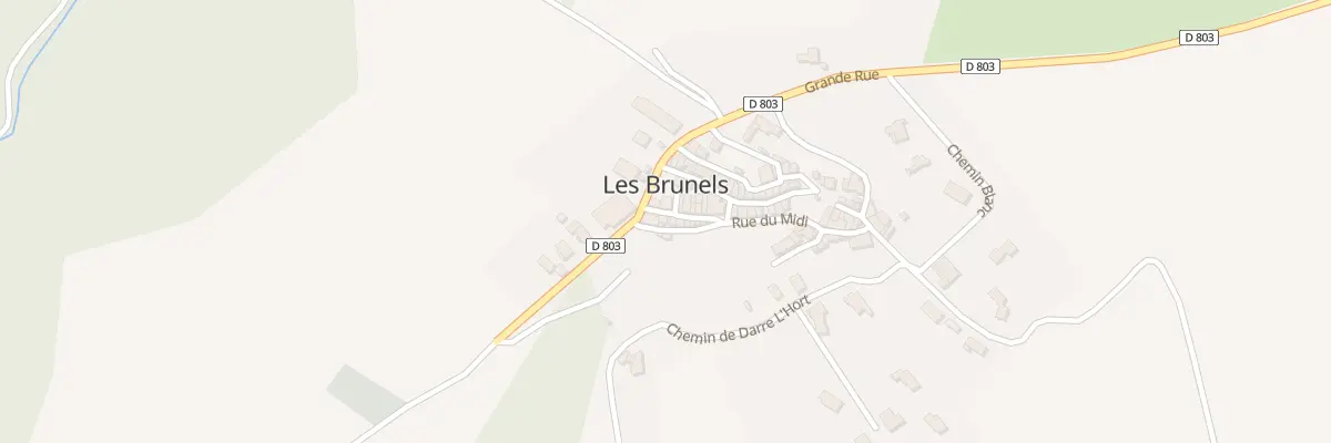 Plan du 24 Le Village aux Brunels