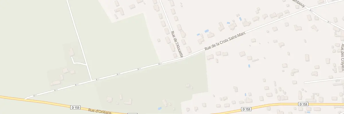 Plan du 1 Rue de l’Alouette à Vouzon