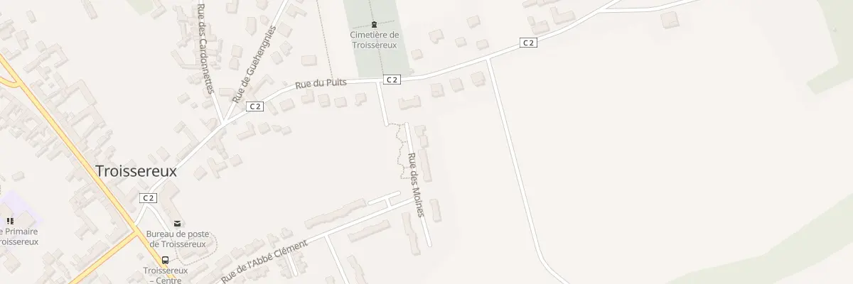 Plan du 11 Rue des Moines à Troissereux